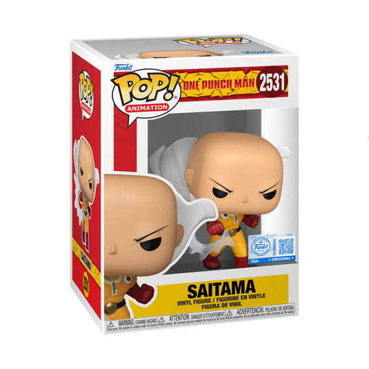 Funko POP! Animation: One Punch Man - Saitama (Punching) Vinyl Figure