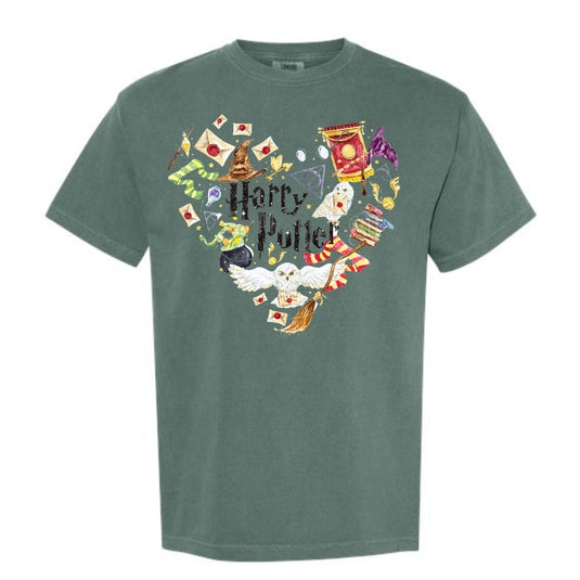 Camiseta blanqueada morada de Harry Potter
