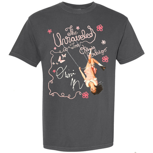 American Singer Olivia Rodrigo - The Unraveled Comfort Color T-Shirt