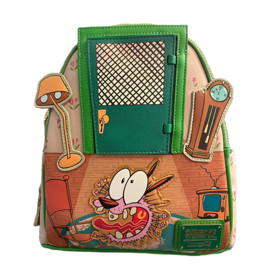 Loungefly Courage the Cowardly Dog - Lenticular Mini Backpack