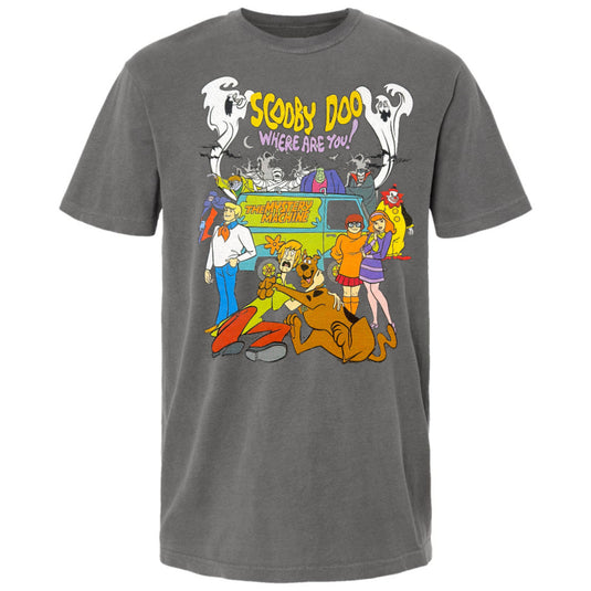 Halloween - Scooby Doo Crew Ghosts Comfort Color T-Shirt