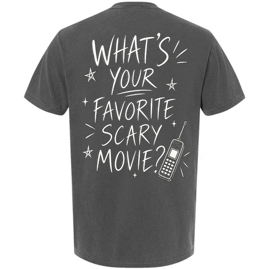 Halloween - Ghostface Grey Charcoal Comfort Color T-Shirt