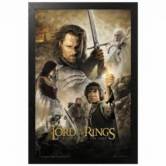 Pyramid America The Lord of the Rings - The Return of the King 11" x 17" Wall Framed