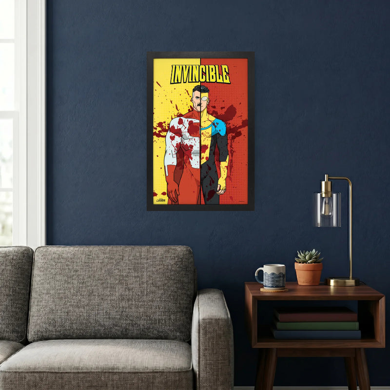 Cargue la imagen en el visor de la galería, Pyramid America Invincible - Characters 11" x 17" Wall Framed
