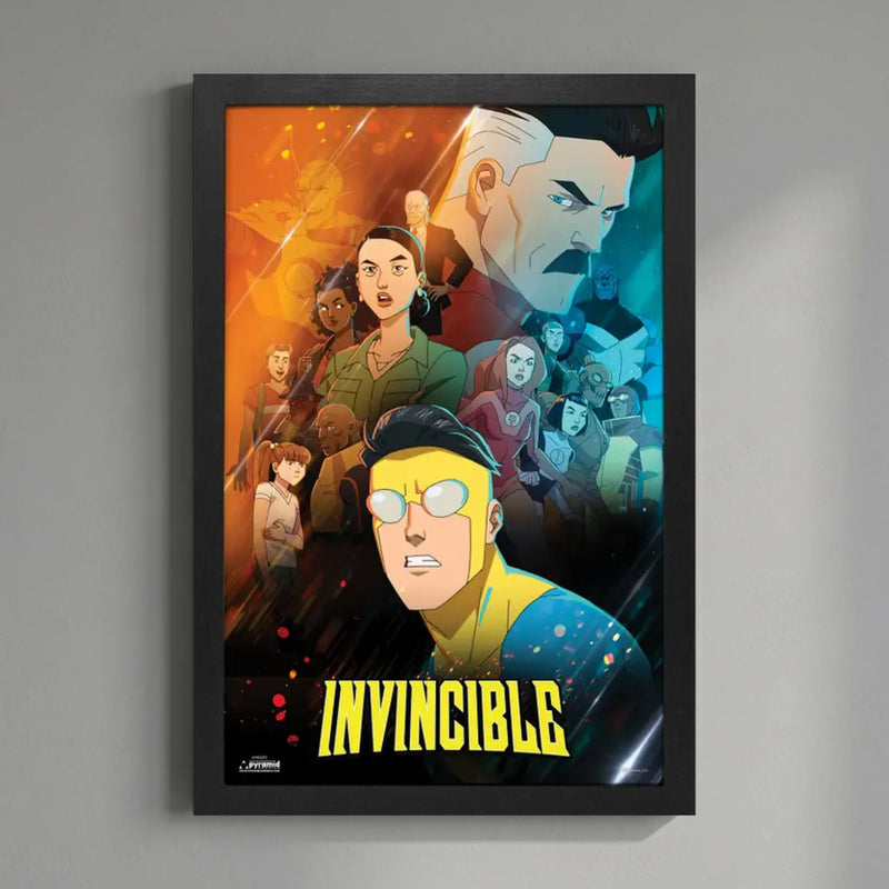 Cargue la imagen en el visor de la galería, Pyramid America Invincible - Group Slip 11" x 17" Wall Framed
