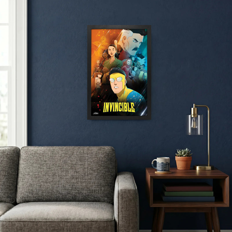 Cargue la imagen en el visor de la galería, Pyramid America Invincible - Group Slip 11" x 17" Wall Framed
