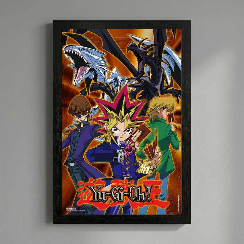 Cargue la imagen en el visor de la galería, Pyramid America Yu-Gi-Oh - S2 Collage 11" x 17" Wall Framed
