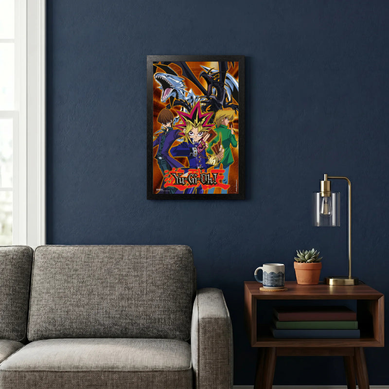 Cargue la imagen en el visor de la galería, Pyramid America Yu-Gi-Oh - S2 Collage 11" x 17" Wall Framed
