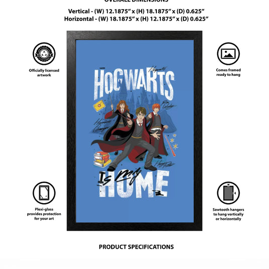 Pyramid America Harry Potter - 11" x 17" Wall Framed