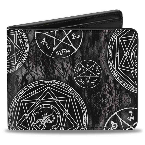 Supernatural Devil's Trap Pentagrams Bi-fold Men's Wallet
