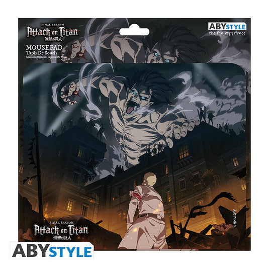 Abysse America Attack on Titan - S4 Key art Flexible Desktop Mousepad