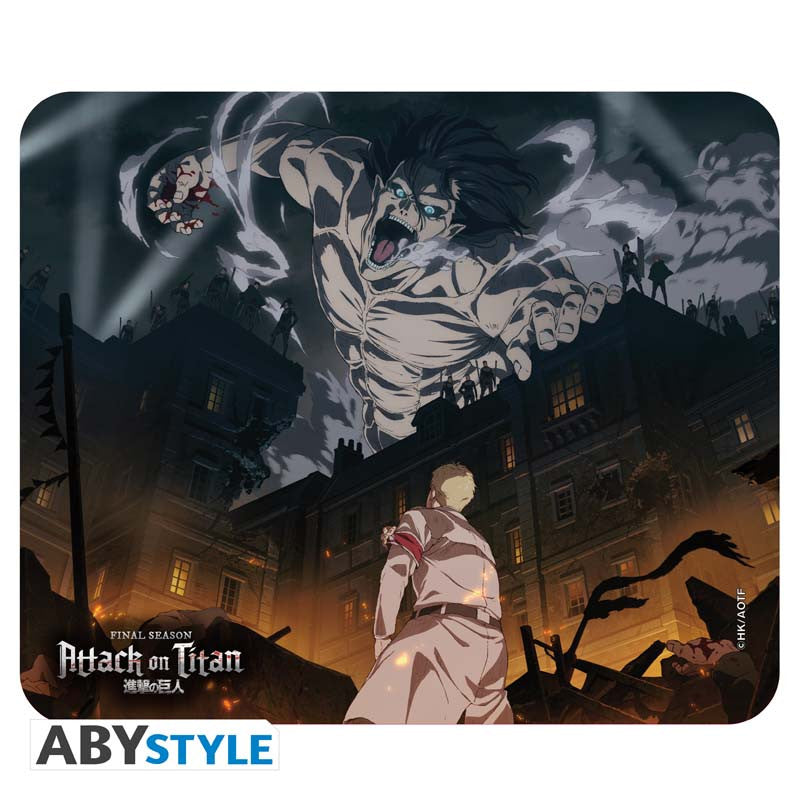 Chargez l'image dans la visionneuse de la galerie, Abysse America Attack on Titan - S4 Key art Flexible Desktop Mousepad
