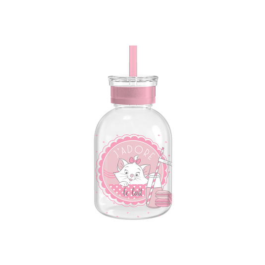 Disney The Aristocats - French Marie Love 15oz Glass Milk Bottle