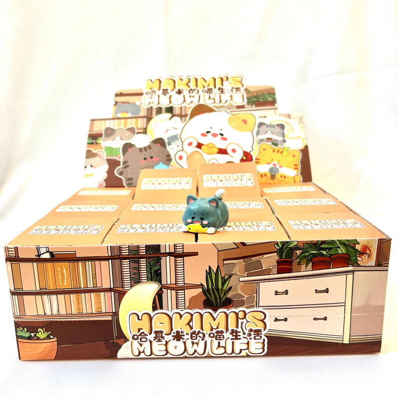Load image into Gallery viewer, BCmini Kitten Hakim&#39;s Meow Life Cat Figurine Blind Box
