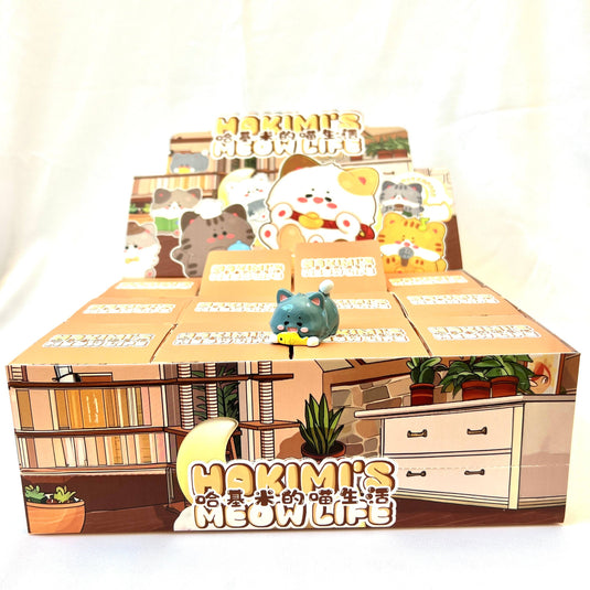 BCmini Kitten Hakim's Meow Life Cat Figurine Blind Box