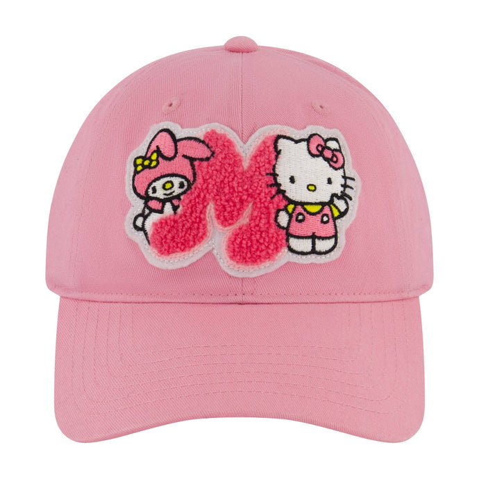 Sanrio Hello Kitty & Friends - My Melody “M” Chenille Patch Dad Cap