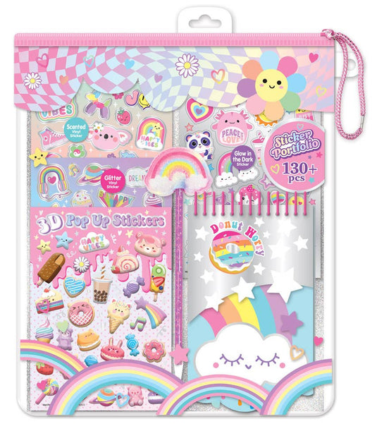 Hot Focus Rainbow Sticker Portfolio