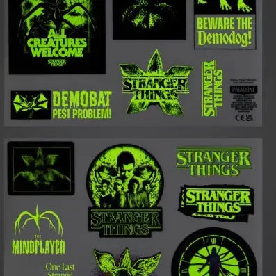 Stranger Things - 5 Glow in the Dark Gadget Decals