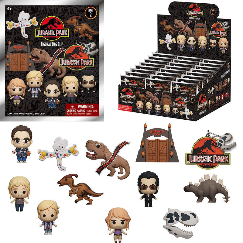 Chargez l&#39;image dans la visionneuse de la galerie, Monogram  Jurassic Park - Series 2 Characters 1pc 3D Figure Bag Clip Blind Bag
