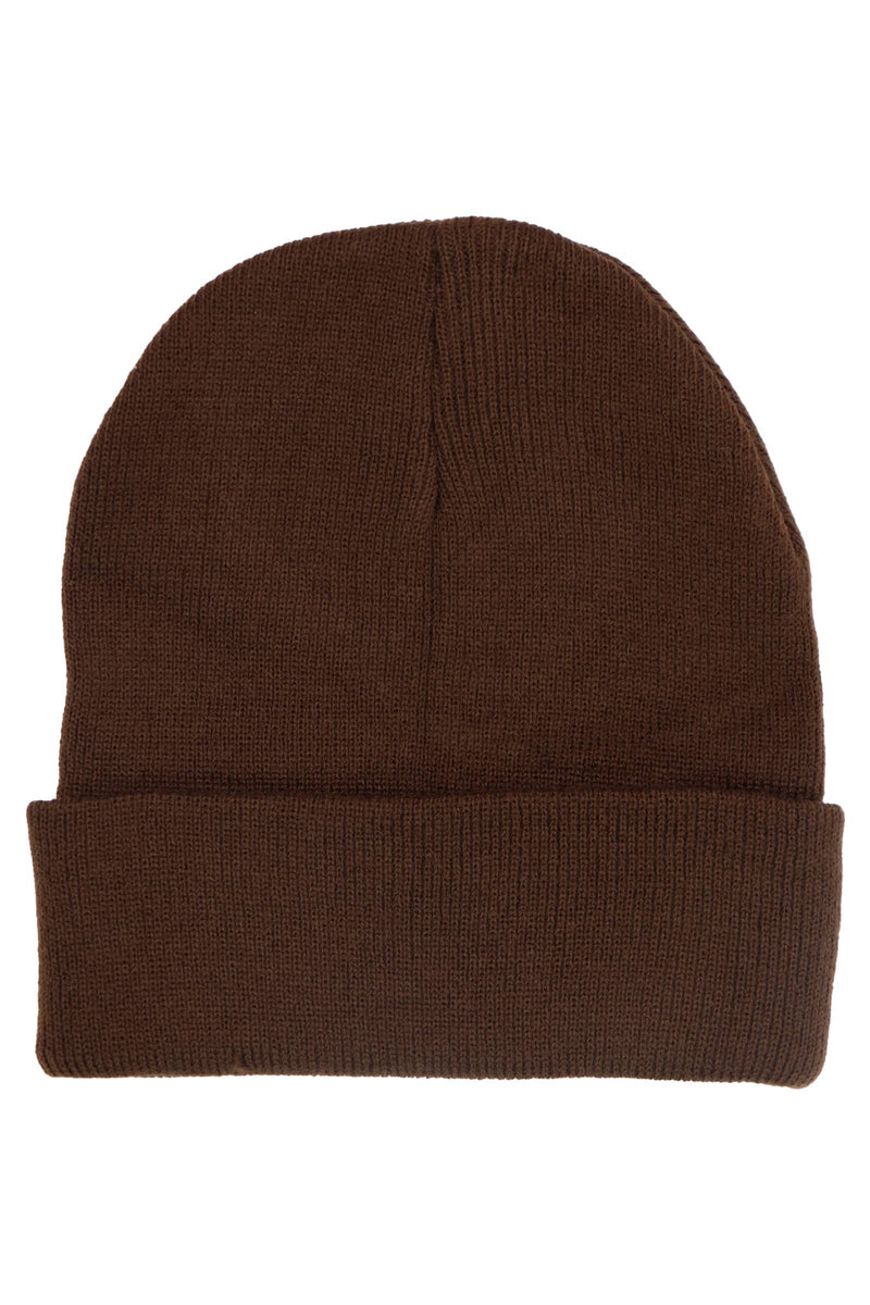 Load image into Gallery viewer, Adults Classic Solid Acrylic Cuffed Beanie
