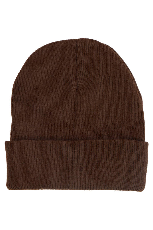 Adults Classic Solid Acrylic Cuffed Beanie