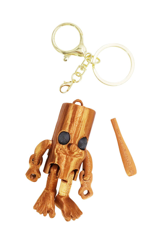 Brain Rot Meme 3d Print Articulated 1pc Keychain