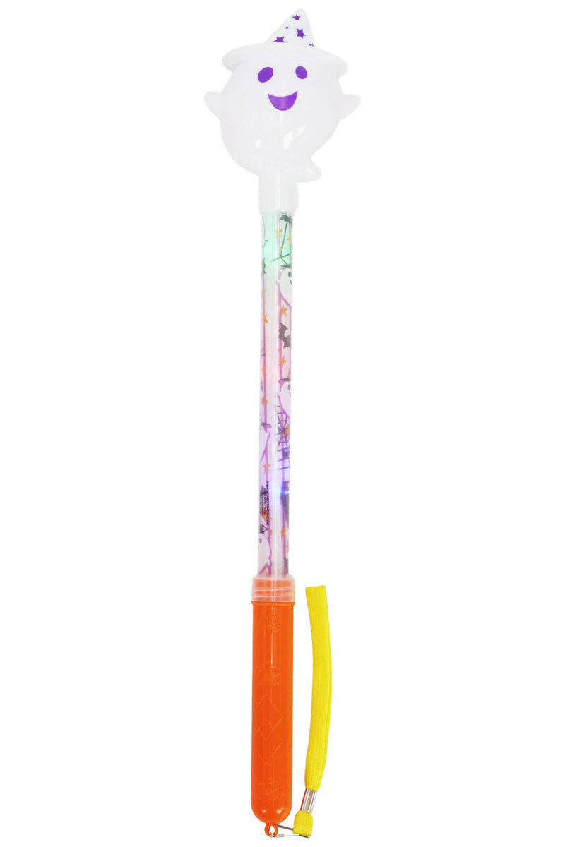 Cargue la imagen en el visor de la galería, Ghost Pumpkin Head Colorful Led 1pc Light-up Wand
