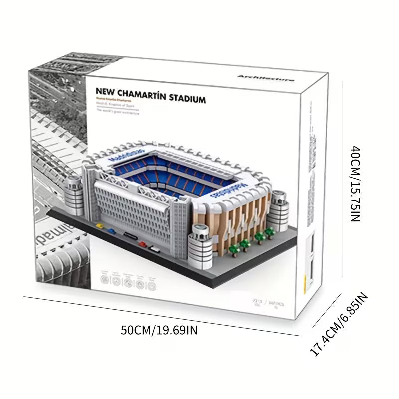 Load image into Gallery viewer, Wange Bricks: New Chamartin Stadium - Madrid Building Brick
