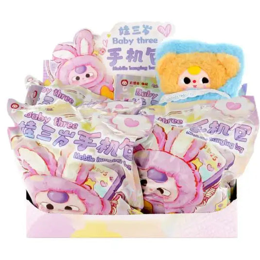 U.C.C. Distributing Baby Three: Mobile Phone Bag 1pc Plush Blind Bag