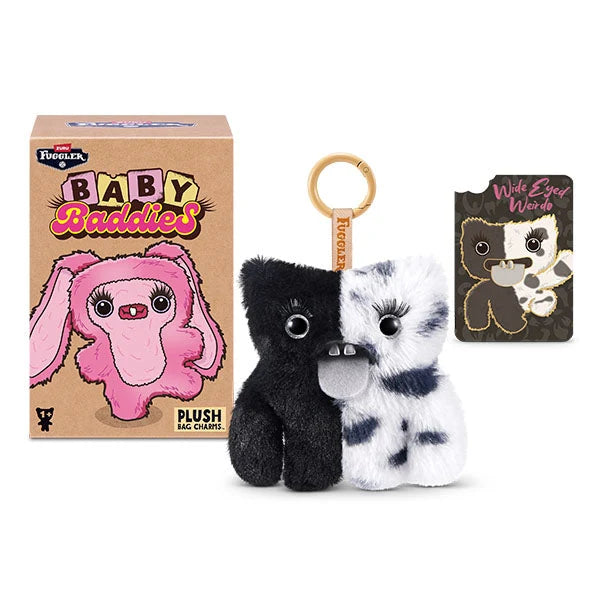 Load image into Gallery viewer, Zuru Fuggler -  Baby Baddies Keyring Charms 5" Series 1 Collectible 1Pc Plush
