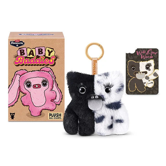 Zuru Fuggler -  Baby Baddies Keyring Charms 5" Series 1 Collectible 1Pc Plush