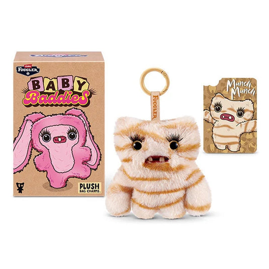 Zuru Fuggler -  Baby Baddies Keyring Charms 5" Series 1 Collectible 1Pc Plush