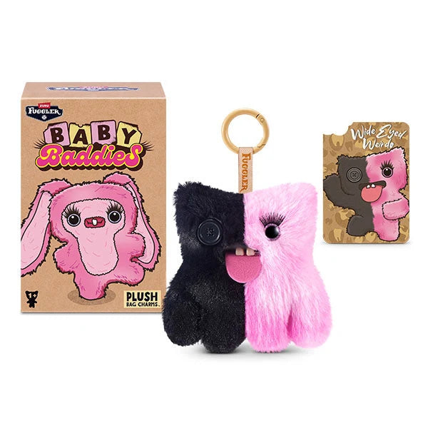 Load image into Gallery viewer, Zuru Fuggler -  Baby Baddies Keyring Charms 5" Series 1 Collectible 1Pc Plush
