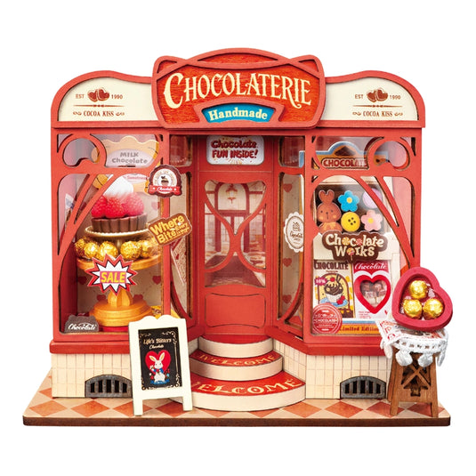 Robotime Rolife - Sweet Chocolate Shop DIY Miniature House Figure