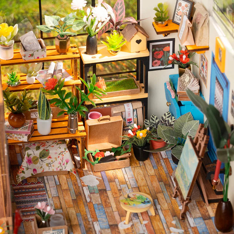 Cargue la imagen en el visor de la galería, Robotime Rolife - Cathy&#39;s Flower House DIY Miniature House Figure
