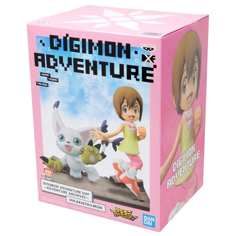 Chargez l&#39;image dans la visionneuse de la galerie, Little Buddy Digimon Adventure Dxf ~ Adventure Archives ~ Hikari &amp; Tailmon Figure
