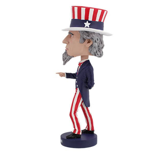 Royal Bobbles Uncle Sam Collectibe Bobblehead Statue