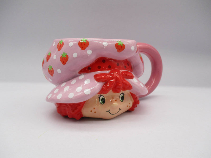 Cargue la imagen en el visor de la galería, Strawberry Shortcake Head Ceramic 3D Sculpted Mug
