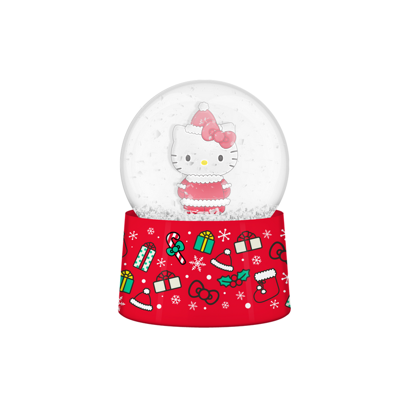 Cargue la imagen en el visor de la galería, Sanrio Holiday Kitty Toss Boxed 45mm Light Up Snow Globe

