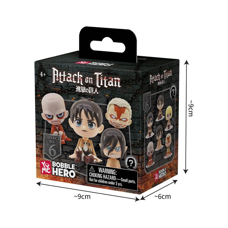 Load image into Gallery viewer, Toys Matter Inc. Attack On Titan YuMe Bobble Hero 1pc Blind Box
