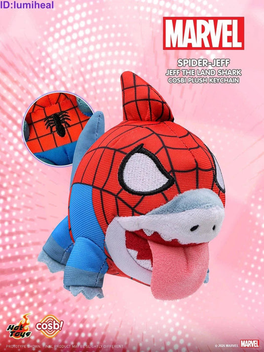 Marvel Comics Cosbi Jeff the Land Shark 1Pc Plush Keychain Blind Box
