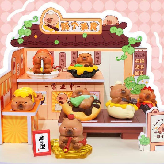 BCmini Capybara - 1pc Food Court Blind Box