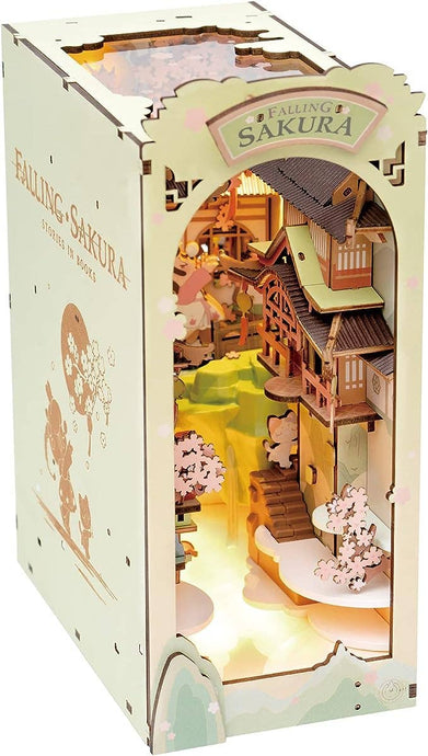 Robotime: Falling Sakura - DIY Book Nook Kits 3D Puzzle
