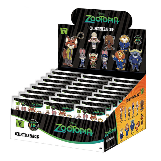 Monogram Zootopia - Series 73 Characters - 1pc 3D Figure Bag Clip Blind Bag