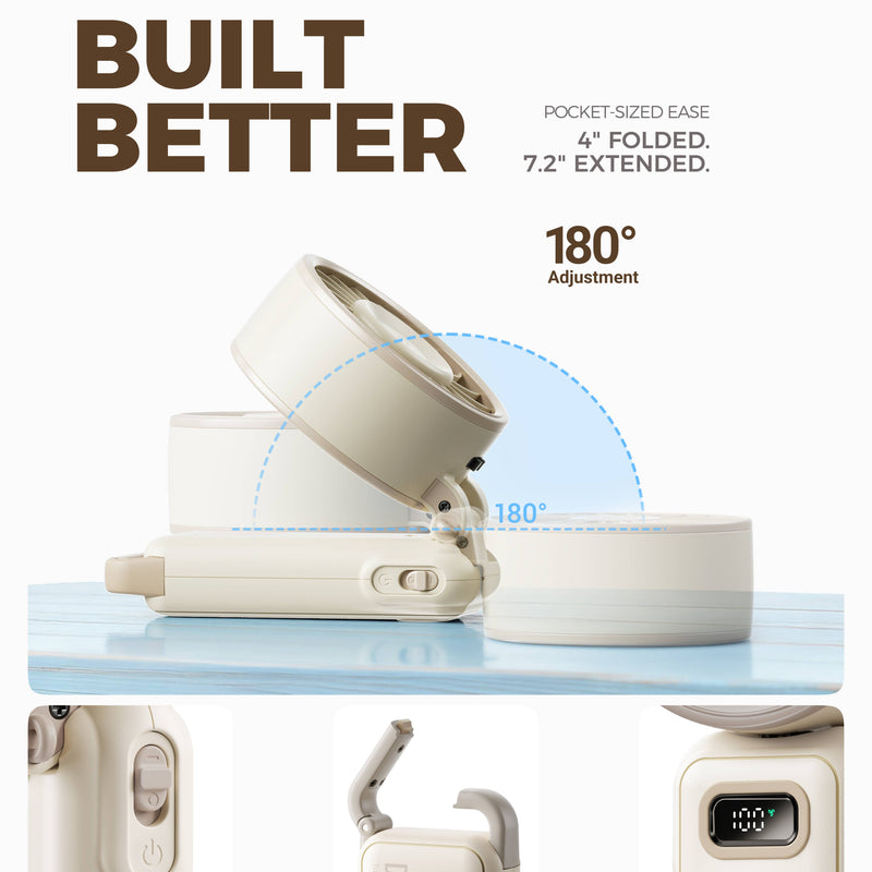 Load image into Gallery viewer, Turbo Wind Handheld Fan - Blow Dryer Level Power Fanzy

