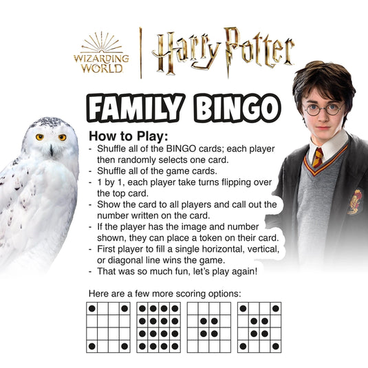 Harry Potter Family Bingo - 1pc Playing Cards