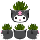 Sanrio - Kuromi Smiling Head Mini Ceramic Planter