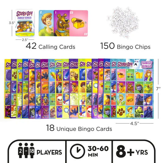 Scooby Doo Family Bingo - 1pc Playing Cards