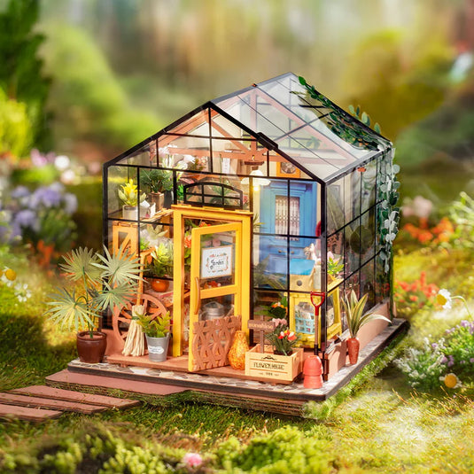 Robotime Rolife - Cathy's Flower House DIY Miniature House Figure