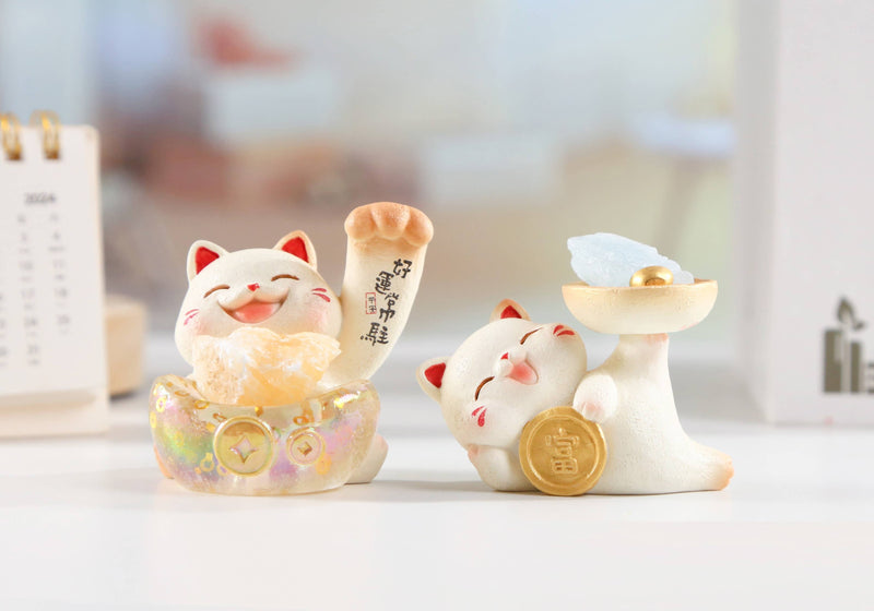 Cargue la imagen en el visor de la galería, BCmini Maneki Lucky Cat Crystal Blind Box
